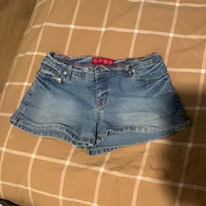 Light Wash Jean Shorts
